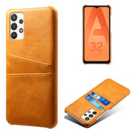 PC + PU Leather Coated Case with Dual-Card Slots for Samsung Galaxy A32 5G / M32 5G