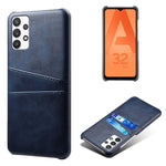 PC + PU Leather Coated Case with Dual-Card Slots for Samsung Galaxy A32 5G / M32 5G