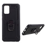 PC + TPU Hybrid Anti-drop Phone Shell with Ring Kickstand Design for Samsung Galaxy A02s (166.5mm)