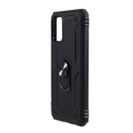 PC + TPU Hybrid Anti-drop Phone Shell with Ring Kickstand Design for Samsung Galaxy A02s (166.5mm)