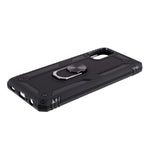 PC + TPU Hybrid Anti-drop Phone Shell with Ring Kickstand Design for Samsung Galaxy A02s (166.5mm)