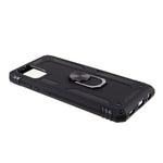 PC + TPU Hybrid Anti-drop Phone Shell with Ring Kickstand Design for Samsung Galaxy A02s (166.5mm)