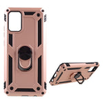 PC + TPU Hybrid Anti-drop Phone Shell with Ring Kickstand Design for Samsung Galaxy A02s (166.5mm)