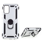 PC + TPU Hybrid Anti-drop Phone Shell with Ring Kickstand Design for Samsung Galaxy A02s (166.5mm)