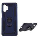 PC + TPU Combo Design Anti-drop Hybrid Phone Shell with Ring Kickstand for Samsung Galaxy A32 5G/M32 5G