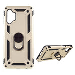 PC + TPU Combo Design Anti-drop Hybrid Phone Shell with Ring Kickstand for Samsung Galaxy A32 5G/M32 5G
