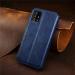For Samsung Galaxy A71 SM-A715 PU Leather Case Rhombus Imprint Wallet Stand Phone Cover