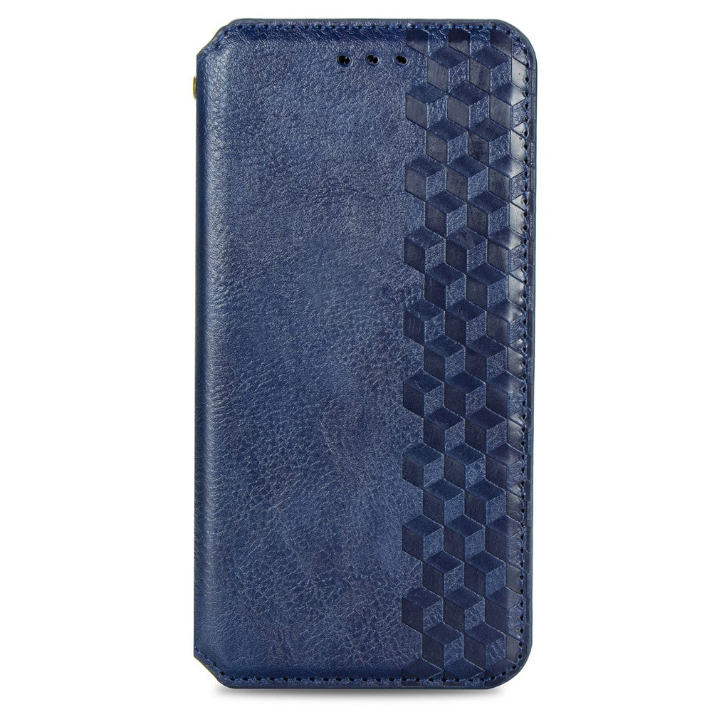 For Samsung Galaxy A71 SM-A715 PU Leather Case Rhombus Imprint Wallet Stand Phone Cover