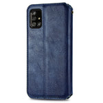 For Samsung Galaxy A71 SM-A715 PU Leather Case Rhombus Imprint Wallet Stand Phone Cover