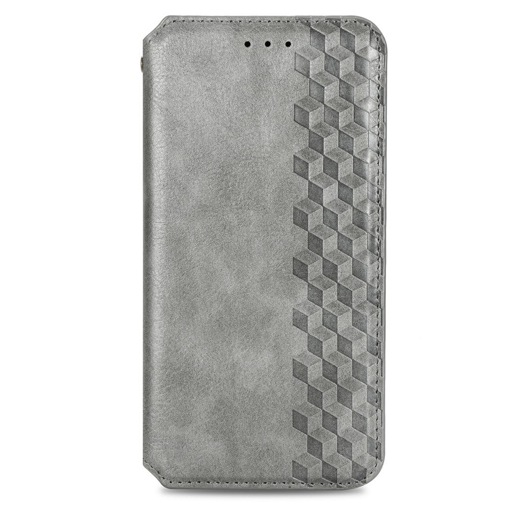 For Samsung Galaxy A51 4G SM-A515 PU Leather Case Rhombus Imprint Wallet Stand Phone Cover