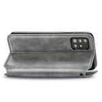 For Samsung Galaxy A51 4G SM-A515 PU Leather Case Rhombus Imprint Wallet Stand Phone Cover