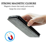 For Samsung Galaxy A51 4G SM-A515 PU Leather Case Rhombus Imprint Wallet Stand Phone Cover