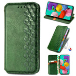Samsung Galaxy A51 4G SM-A515 PU-läderfodral Rhombus Imprint plånboksfodral