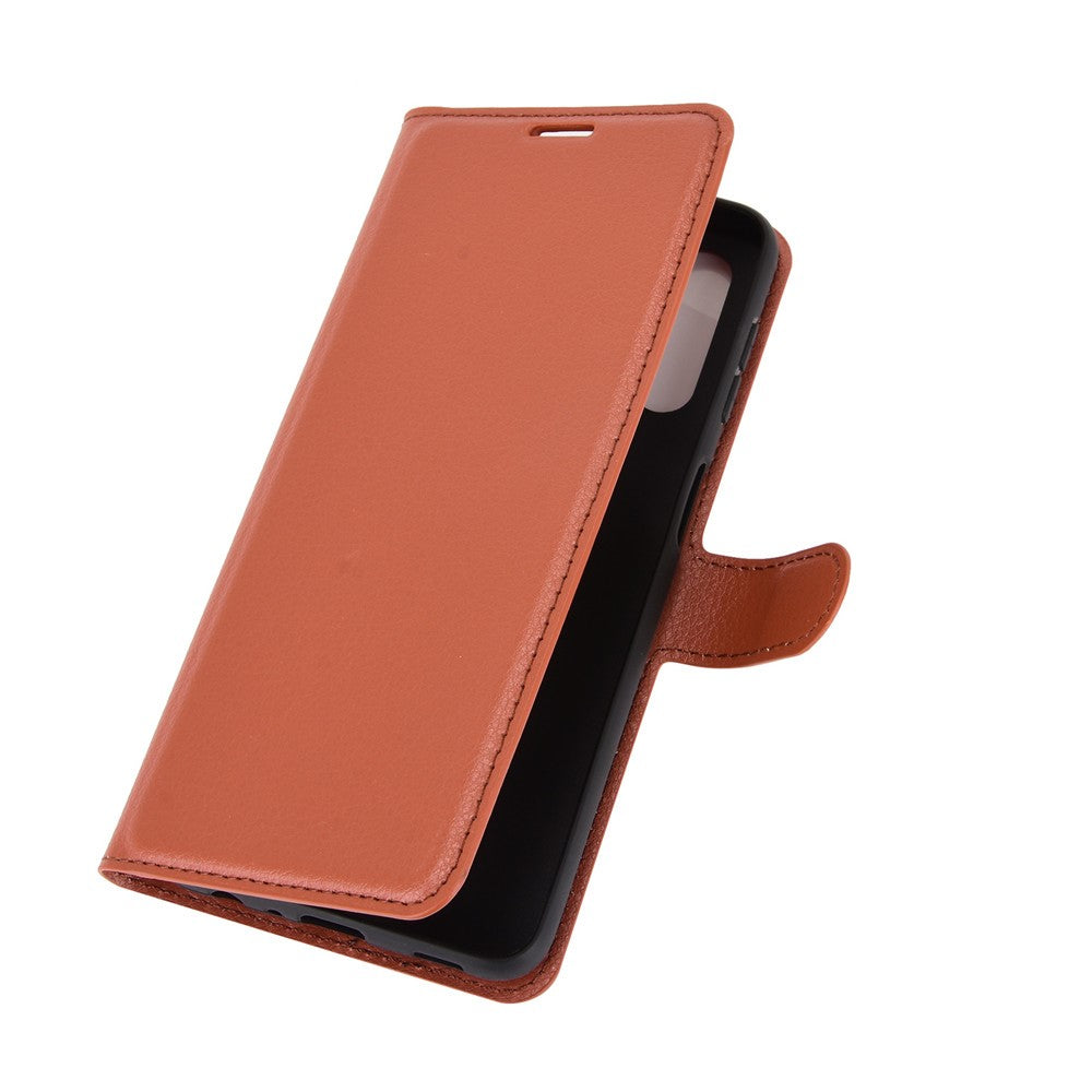 Litchi Texture Wallet Leather Protector Phone Stand Cover for Samsung Galaxy A32 5G / M32 5G