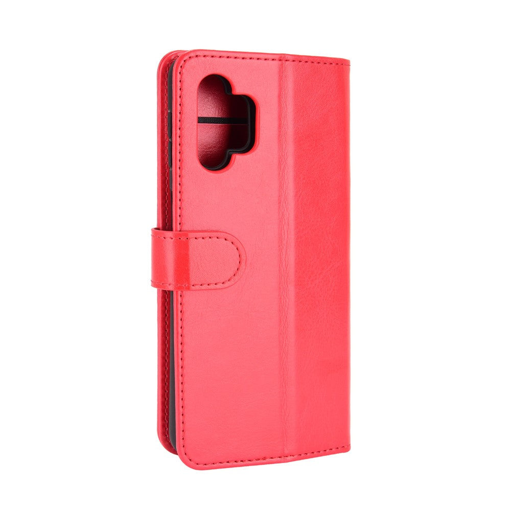 Wallet Design Crazy Horse Texture Leather Cover Stand Case for Samsung Galaxy A32 5G / M32 5G