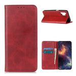 Wallet Stand Split Leather Magnetic Closure Protective Case for Samsung Galaxy A32 4G (EU Version)