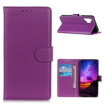 Folio Flip Design Litchi Skin Leather Phone Case Stand Protective Shell with Wallet for Samsung Galaxy A32 4G (EU Version)