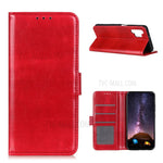 Crazy Horse Läder Mobilfodral Design Skyddande Skal för Samsung Galaxy A32 4G (EU-version)