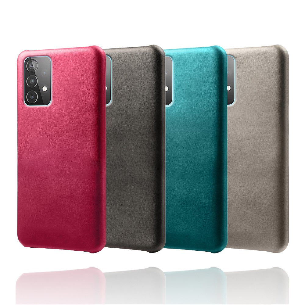 PU Leather Coated PC Phone Case Cover for Samsung Galaxy A52 4G / 5G / A52s 5G