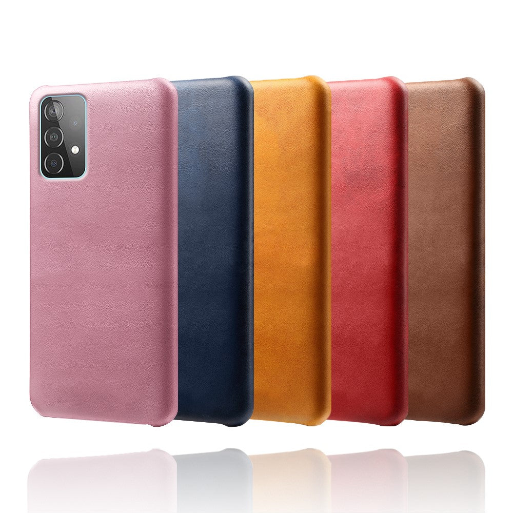 PU Leather Coated PC Phone Case Cover for Samsung Galaxy A52 4G / 5G / A52s 5G