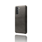 PU Leather Coated PC Phone Case for Samsung Galaxy S21 4G / 5G