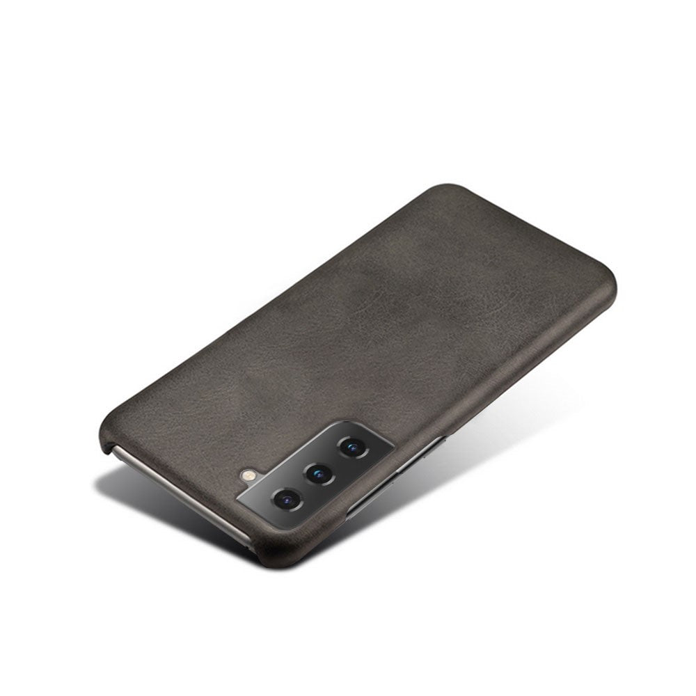 PU Leather Coated PC Phone Case for Samsung Galaxy S21 4G / 5G