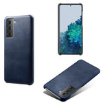 PU Leather Coated PC Phone Case for Samsung Galaxy S21+ 5G