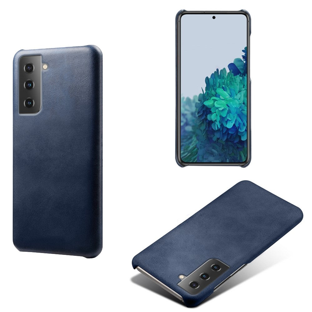 PU Leather Coated PC Phone Case for Samsung Galaxy S21+ 5G