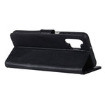 KHAZNEH Retro Style Leather Protector Case Wallet Stand Cover for Samsung Galaxy A32 4G