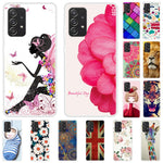 Pattern Printing Flexible TPU Phone Cover Case for Samsung Galaxy A52 4G/5G / A52s 5G
