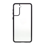 Lock Installation Metal Frame + Double Side Tempered Glass Full Protection Anti-spy Phone Case for Samsung Galaxy S21 4G/5G