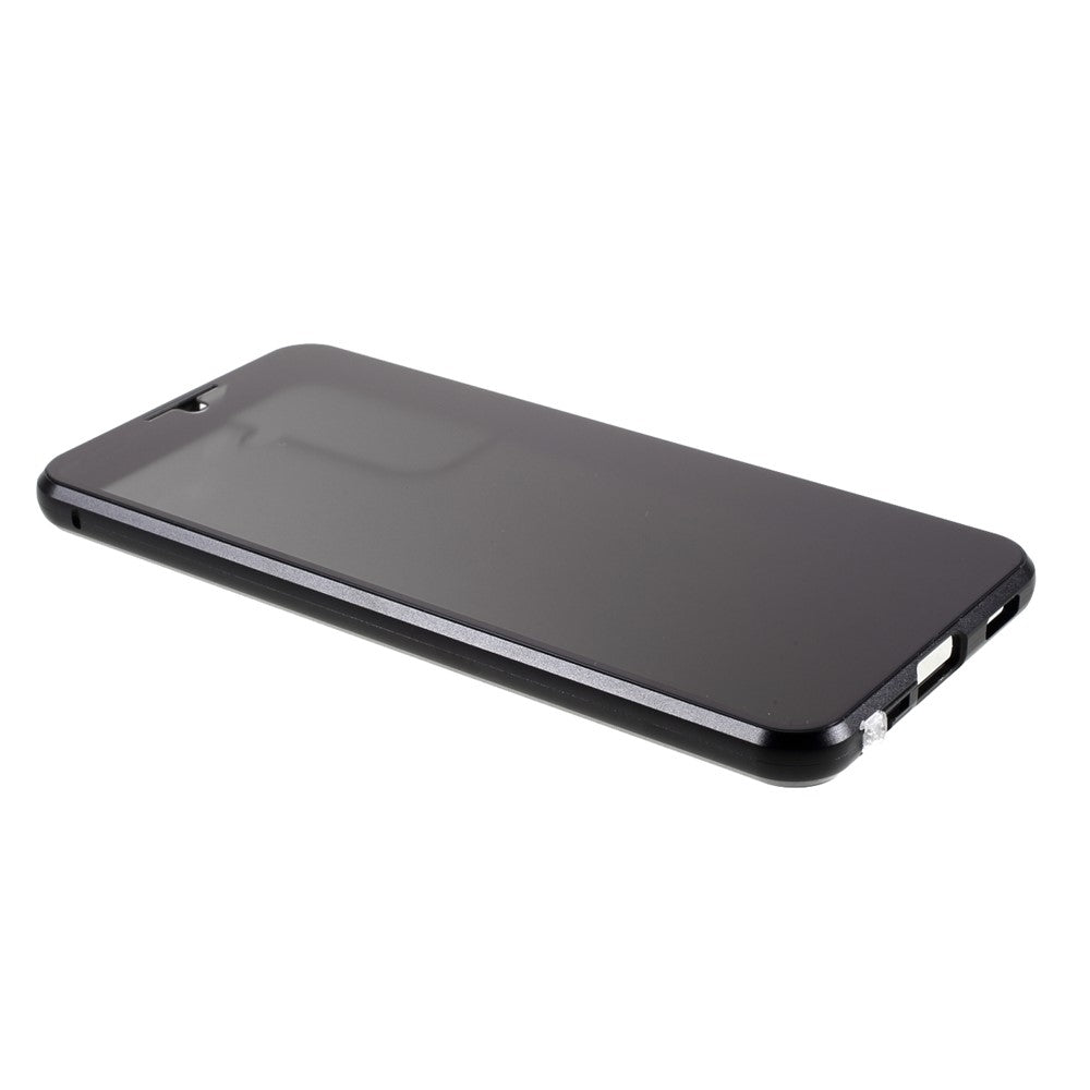 Lock Installation Metal Frame + Double Side Tempered Glass Full Protection Anti-spy Phone Case for Samsung Galaxy S21 4G/5G