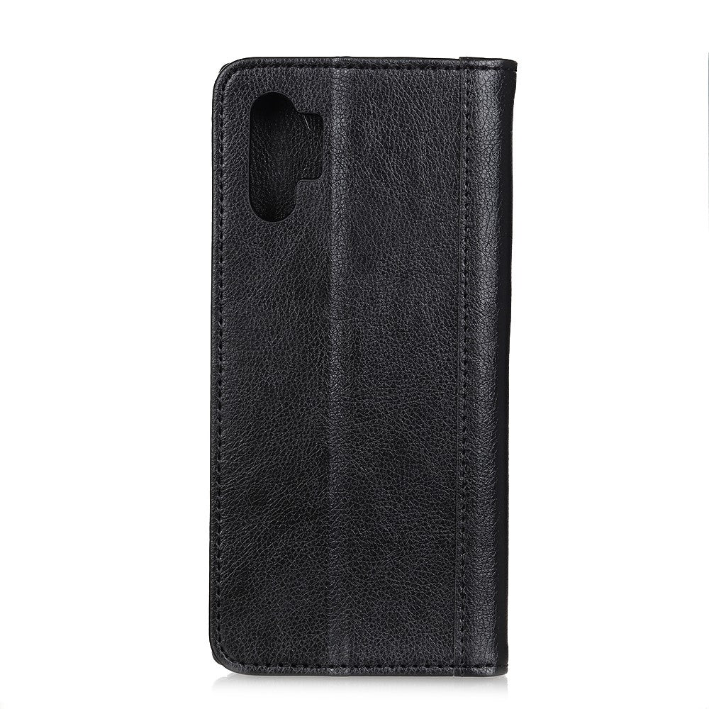 For Samsung Galaxy A32 4G (EU Version) Auto-absorbed Design Litchi Skin Split Leather Case Wallet Cover