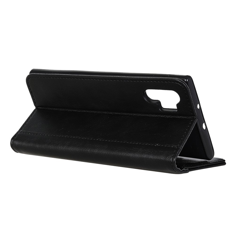 For Samsung Galaxy A32 4G (EU Version) Auto-absorbed Design Litchi Skin Split Leather Case Wallet Cover