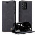 CASEME 013 Series Automatic Suction Leather Wallet Case for Samsung Galaxy A72 4G/5G