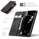 CASEME 013 Series Automatic Suction Leather Wallet Case for Samsung Galaxy A72 4G/5G