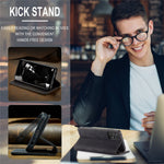 CASEME 013 Series Automatic Suction Leather Wallet Case for Samsung Galaxy A72 4G/5G
