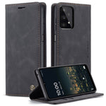 CASEME 013 Series Simple Design Automatic Suction Leather Wallet Case for Samsung Galaxy A32 5G/M32 5G