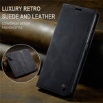 CASEME 013 Series Simple Design Automatic Suction Leather Wallet Case for Samsung Galaxy A32 5G/M32 5G