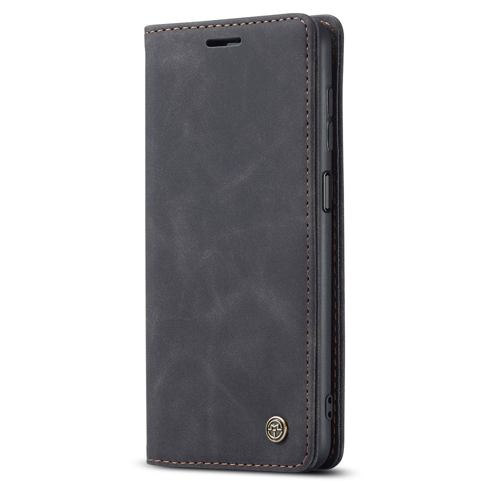 CASEME 013 Series Simple Design Automatic Suction Leather Wallet Case for Samsung Galaxy A32 5G/M32 5G