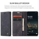 CASEME 013 Series Simple Design Automatic Suction Leather Wallet Case for Samsung Galaxy A32 5G/M32 5G