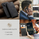 CASEME 013 Series Simple Design Automatic Suction Leather Wallet Case for Samsung Galaxy A32 5G/M32 5G