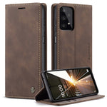 CASEME 013 Series Simple Design Automatic Suction Leather Wallet Case for Samsung Galaxy A32 5G/M32 5G