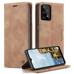 CASEME 013 Series Simple Design Automatic Suction Leather Wallet Case for Samsung Galaxy A32 5G/M32 5G
