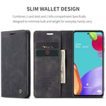 CASEME 013-serien Läderfodral för Samsung Galaxy A52 5G/A52 4G/A52s 5G Magnetiskt självabsorberande plånboksfodral
