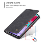 CASEME 013-serien Läderfodral för Samsung Galaxy A52 5G / A52 4G / A52s 5G Magnetiskt Självabsorberande Plånboksfodral