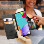 CASEME 013-serien Läderfodral för Samsung Galaxy A52 5G/A52 4G/A52s 5G Magnetiskt självabsorberande plånboksfodral