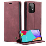 CASEME 013-serien Läderfodral för Samsung Galaxy A52 5G/A52 4G/A52s 5G Magnetiskt självabsorberande plånboksfodral