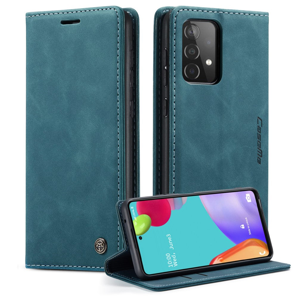 CASEME 013-serien Läderfodral för Samsung Galaxy A52 5G / A52 4G / A52s 5G Magnetiskt Självabsorberande Plånboksfodral