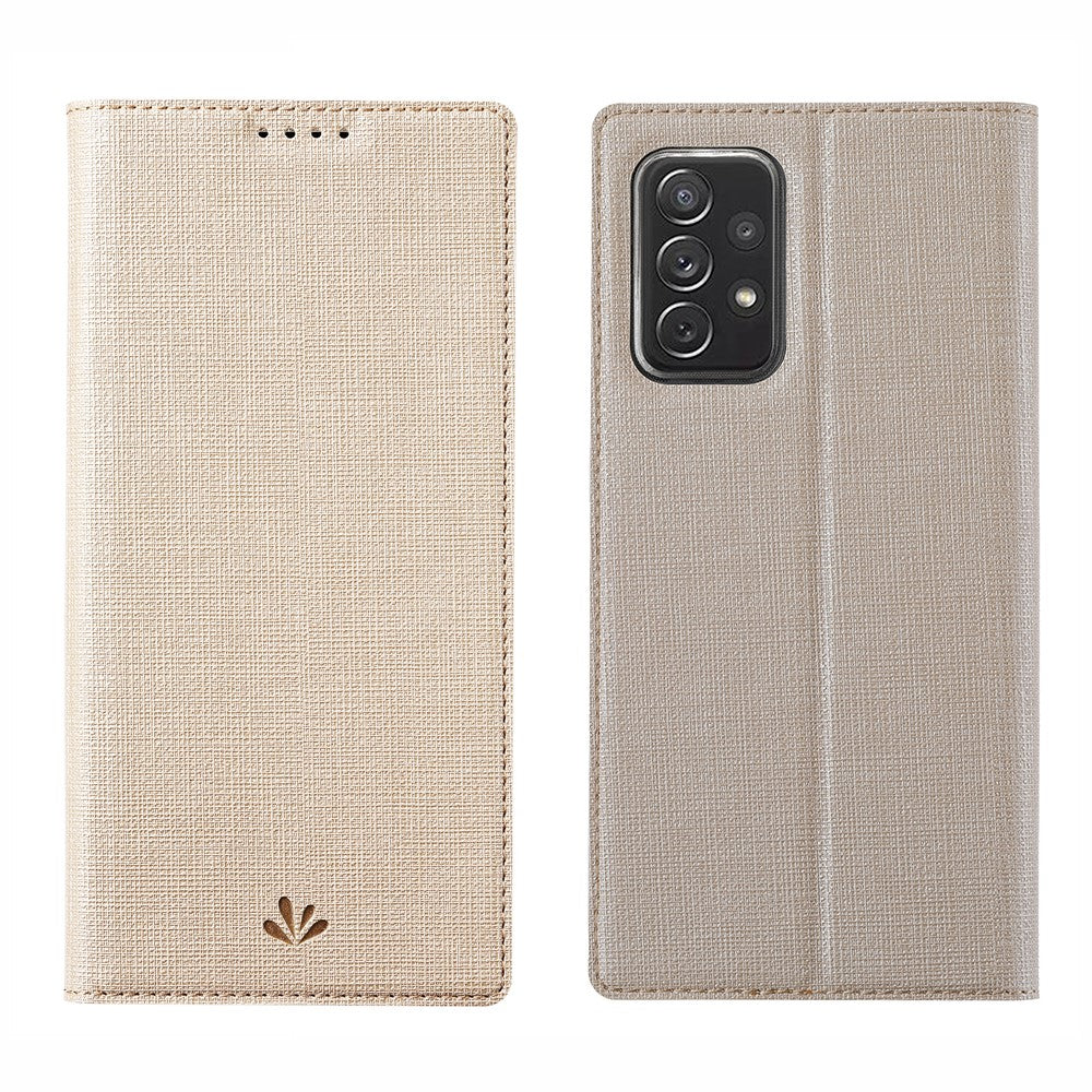 VILI DMX for Samsung A52 4G/5G / A52s 5G Cross Texture Leather Stand Case